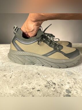 Allswifit Men’s Size 10 Athletic Running Shoes Army Green Good